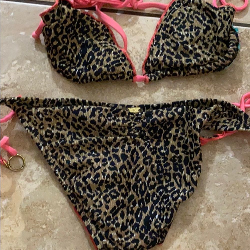 Sofia Bikini Set Leopard Cheetah Print Small - image 4